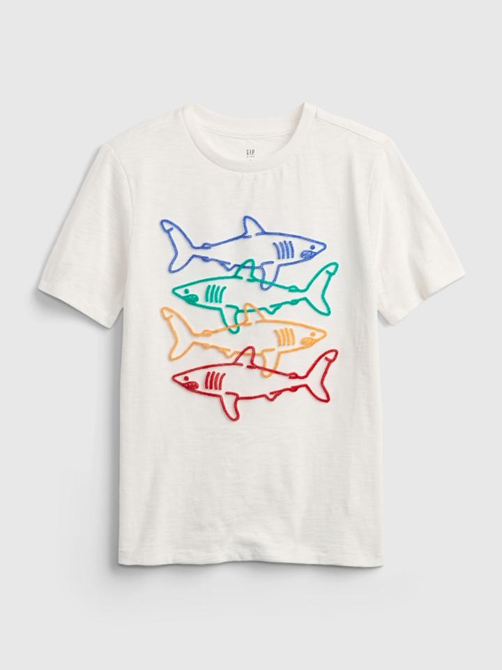 Kids Shark Graphic T-shirt