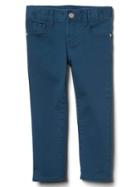 Gap High Stretch Slim Jeans - Grease Blue