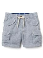 Gap Stripe Beachcomber Shorts - New Zephyr Blue