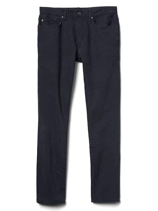 Gap Men Broken Twill Skinny Fit Jeans - Navy