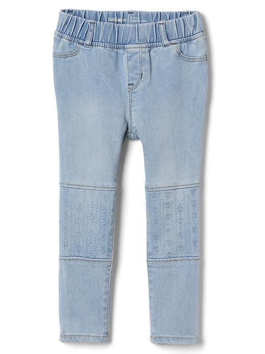 Gap High Stretch Embroidery Jeggings - Easy Wash
