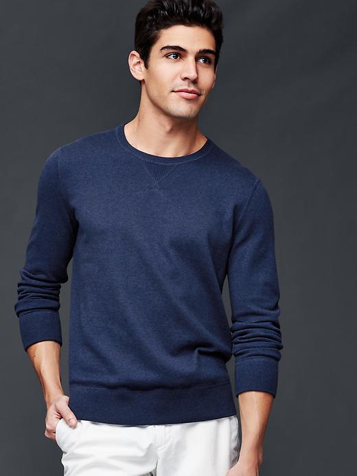 Gap Cotton Crew Sweater - Navy