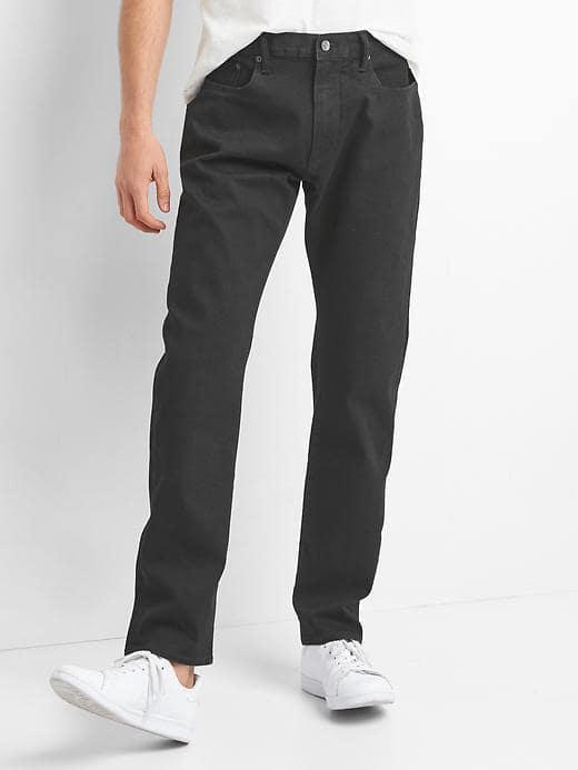Gap Men Athletic Taper Fit Jeans Stretch - Black
