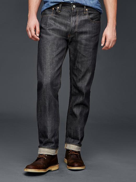 Gap Men 1969 Straight Fit Jeans Japanese Selvedge - Raw
