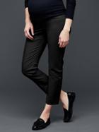 Gap Women Slim Cropped Pants Full Panel - True Black