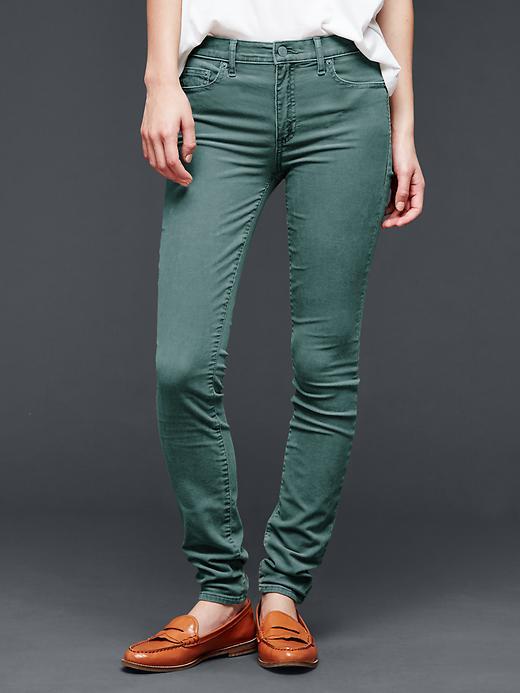Gap Women 1969 Modern Stretch True Skinny Cords - Campus Green