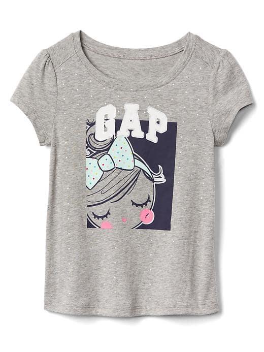 Gap Logo Short Sleeve Tee - Aqua