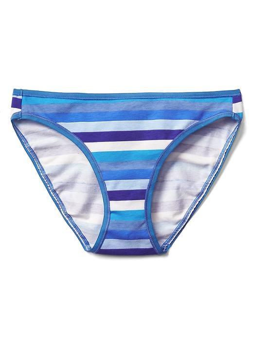 Gap Women Stretch Cotton Low Rise Bikini - Crazy Stripe
