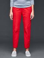 Gap Bi Stretch Slim Crop Full Panel - Pure Red