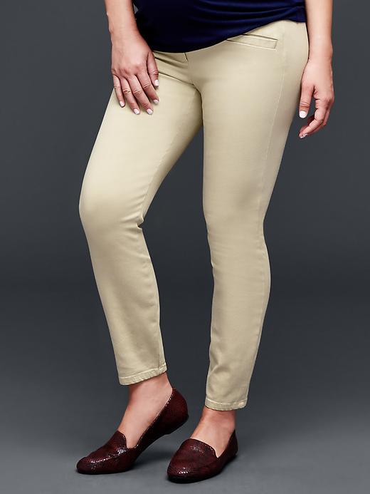 Gap Women Full Panel Ultra Skinny Khaki - Oak