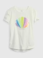 Kids 100% Organic Cotton Flippy Sequin Graphic T-shirt