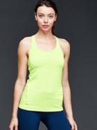 Gap Women Gapfit Breathe Strappy Shelf Tank - Dreamy Yellow