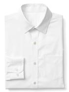 Gap Women Wrinkle Resistant Standard Fit Shirt - Optic White