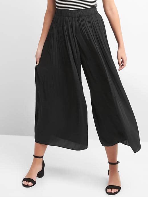 Gap Women Pleated Midi Skirt - True Black