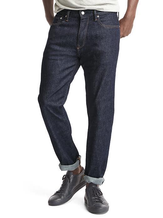Gap Men Athletic Taper Fit Jeans Stretch - Resin Rinse
