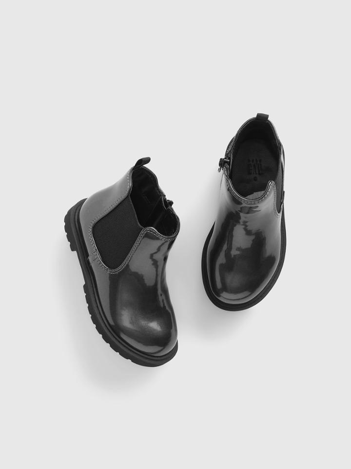Toddler Shiny Ankle Boots
