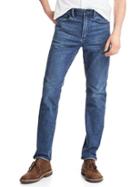 Gap Men Technical Slim 6 Pocket Jeans - Rinse