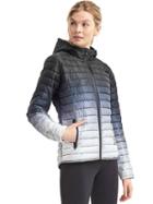 Gap Women Primaloft Ombre Puffer Jacket - Black/white