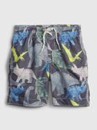 Toddler 100% Recycled Printed Swim Trunks