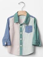 Gap Mix Plaid Shirt - Mix Plaid