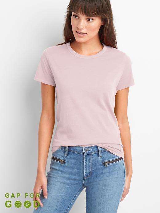 Gap Vintage Wash Crewneck Tee - Princess Pink