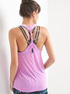 Gap Breathe Air Twist Back Tank - Orchid