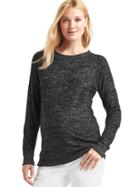 Gap Softspun Marl Sweatshirt - True Black