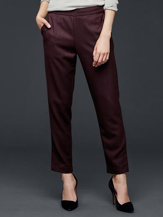 Gap Women Flannel Joggers - Birch Beer