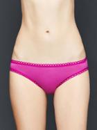 Gap Women Crochet Trim Bikini - Electric Fuchsia