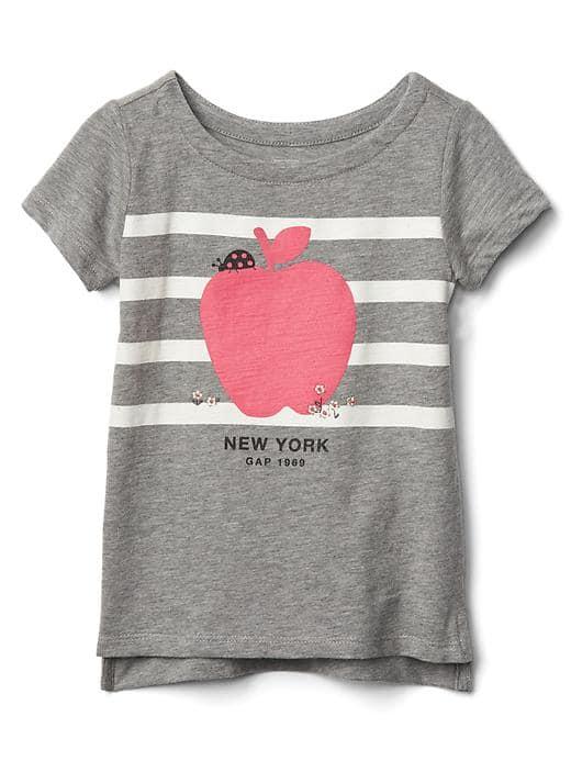 Gap City And Stripes Slub Tee - New York
