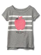 Gap City And Stripes Slub Tee - New York
