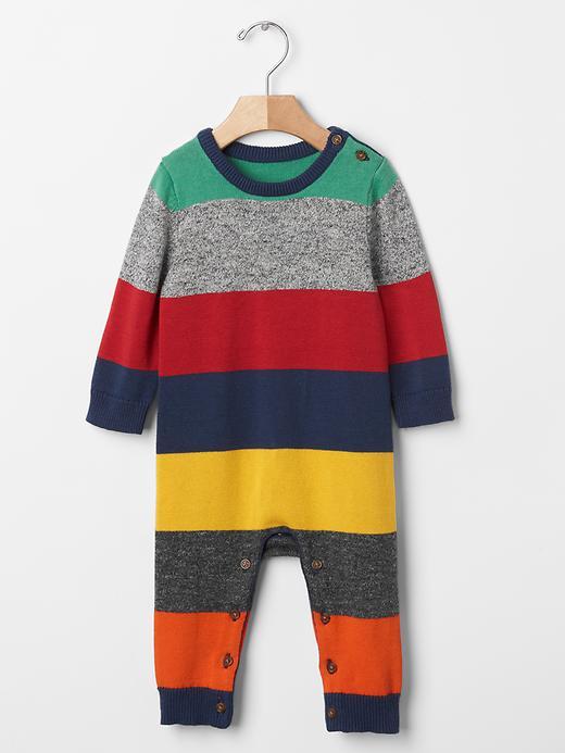 Gap Multi Stripe Sweater One Piece - Multi