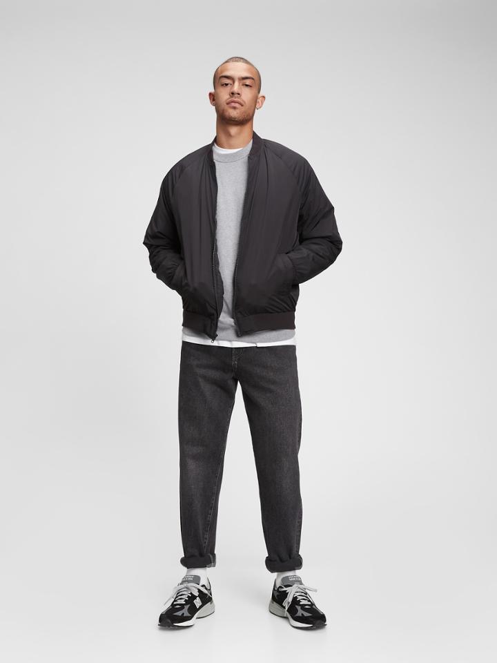 100% Recycled Nylon Bomber Jacket
