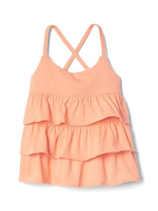 Gap Crisscross Tier Tank - Peachy Keen