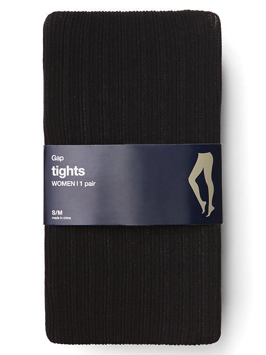 Gap Women Variegated Ribbed Tights - New Classic Navy