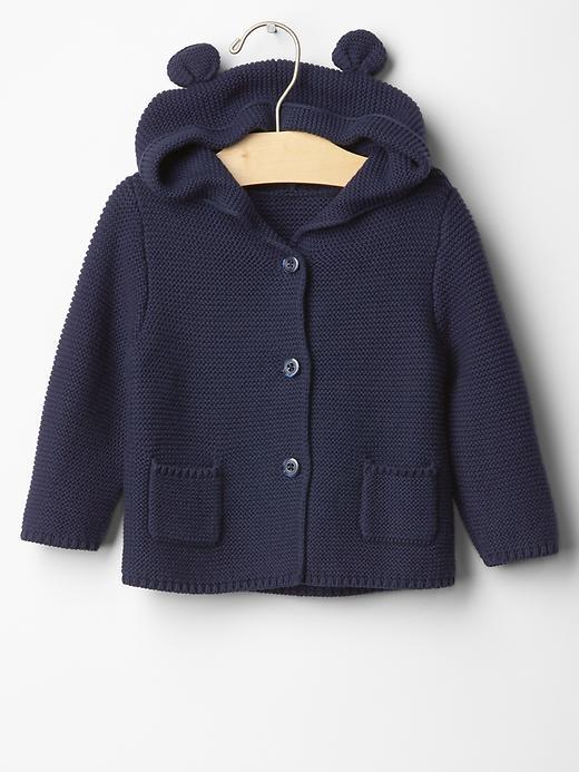 Gap Bear Sweater Hoodie - Dark Night