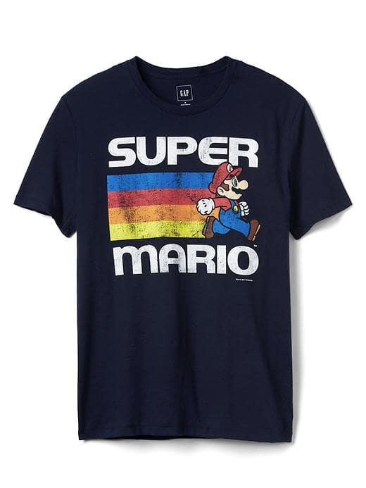 Gap Men Mario Graphic Tee - Navy