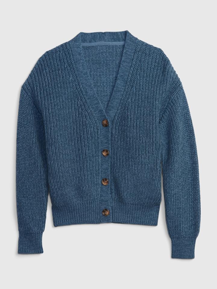 Kids Shaker-stitch Cardigan