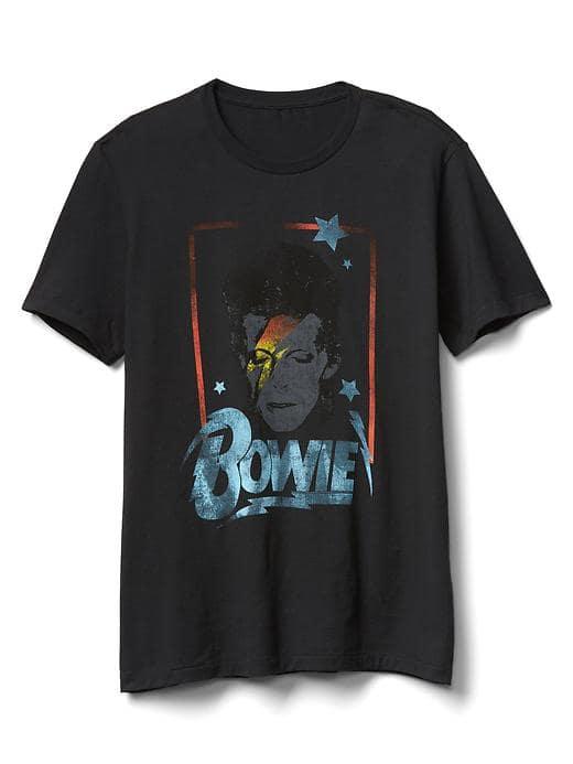Gap Men Bold Graphic Crewneck Tee - Bowie Tour