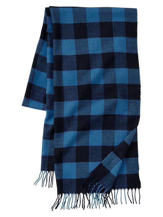 Gap Buffalo Checkered Scarf - Blue Allure