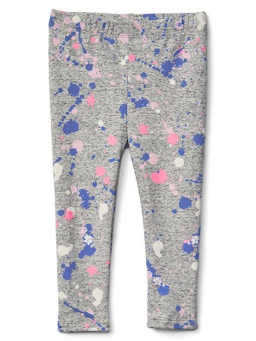 Gap Print Soft Terry Leggings - Paint Splatter 879