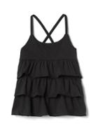 Gap Crisscross Tier Tank - Washed Black