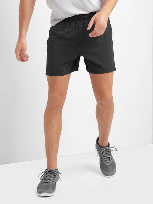 Gap Men Gapfit Running Shorts 5 - True Black