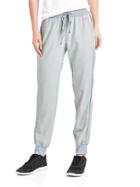 Gap Women Studio Heathered Joggers - Crystal Dusk