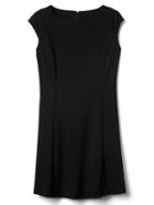 Gap Women Ponte Cap Sleeve Dress - True Black