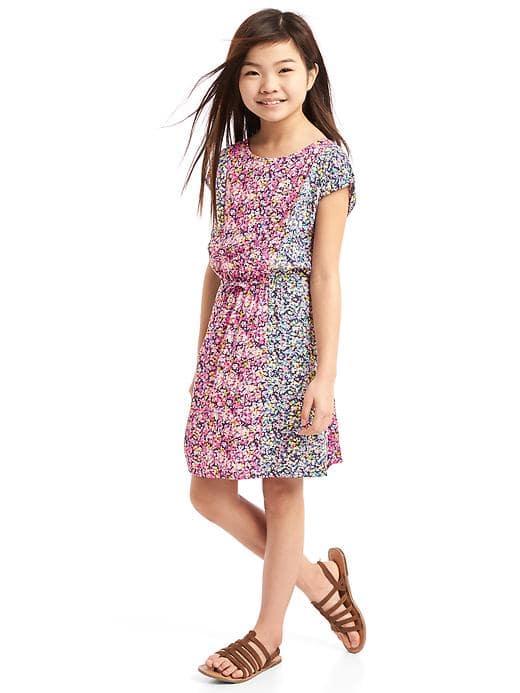 Gap Women Mix Print Easy Dress - Floral Print