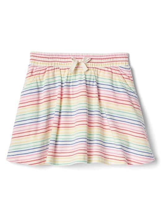 Gap Rainbow Stripe Skort - Fine Multi Stripe