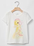 Gap Hi Lo Graphic Tee - New Off White