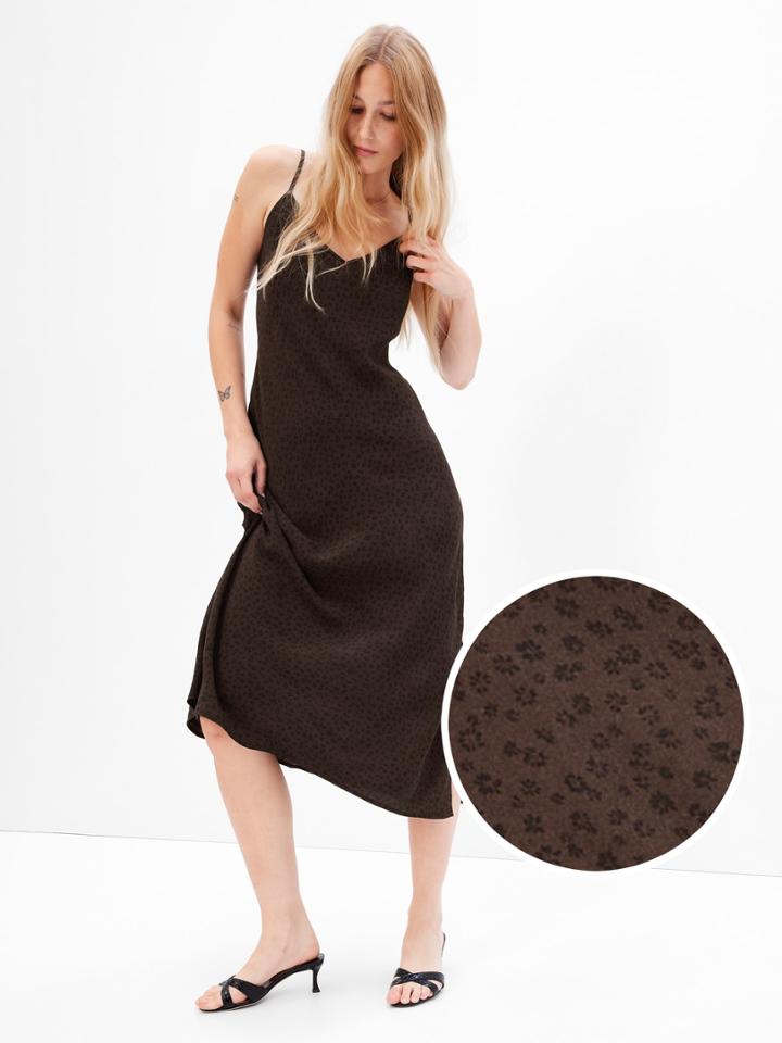 Lenzing3 Ecovero3 Midi Slip Dress