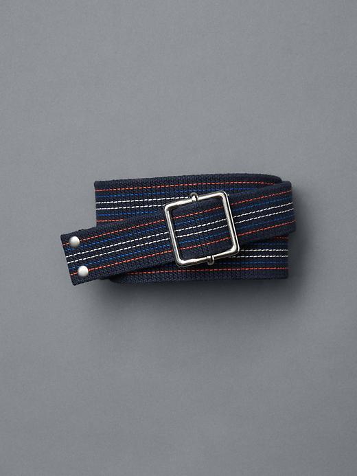 Gap Men Multi Stitch Belt - New Classic Navy